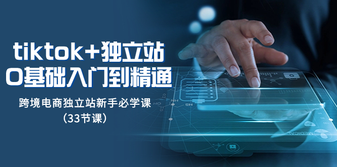 （8065期）tk 自建站从0基本入门到精通，跨境电商电商独立站初学者必会课（33堂课）-暖阳网-优质付费教程和创业项目大全