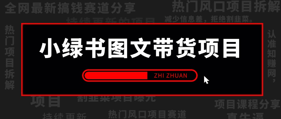 【2024.9.28】小绿书（公众号）图文带货项目，保姆级操作变现指南