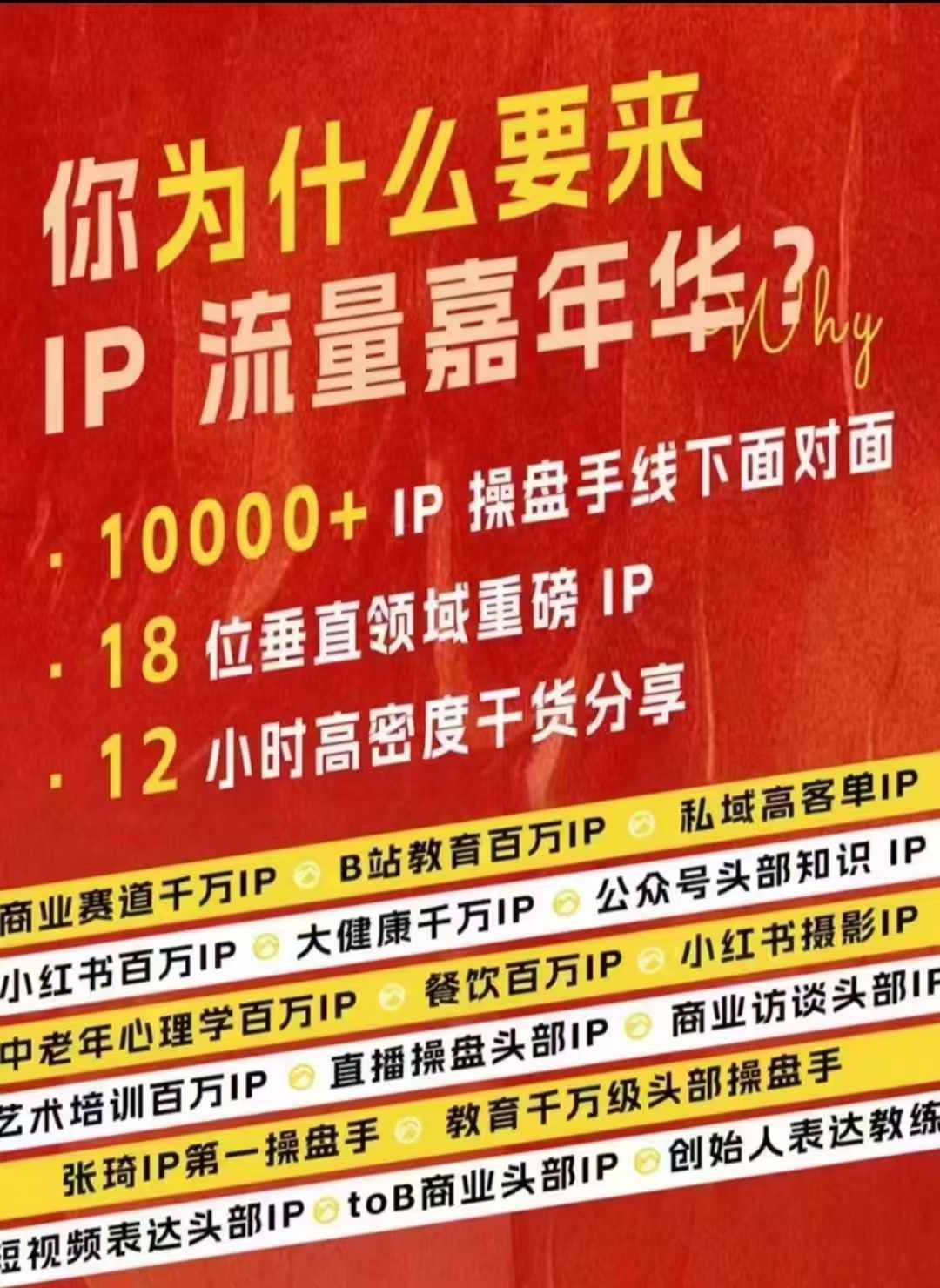 群响IP总流量嘉年华会，视频录像 IP武林2024珍藏版PPT