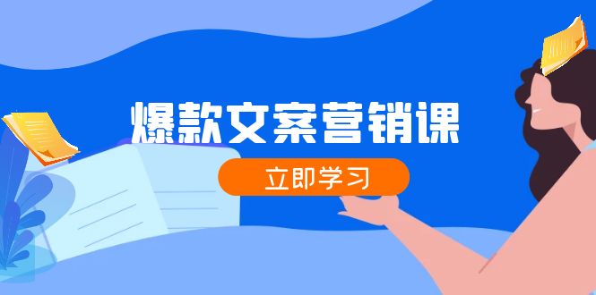 爆款文案营销课：公域流量转公域，增粉交易量一网打尽，各业内人士必不可少