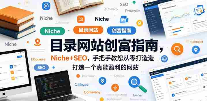 目录网站创富指南，Niche+SEO，手把手教您从零打造打造一个真能盈利的网站【原创双语字幕】