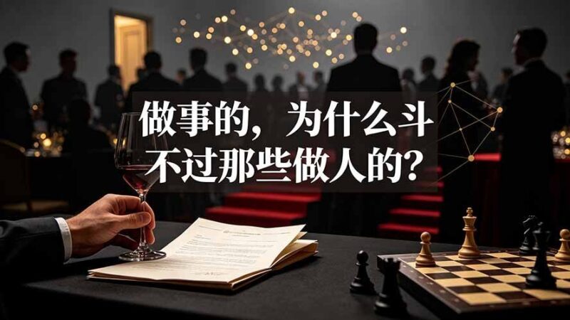 【2026.07.18】做事的人，为何总输给会做人的人？