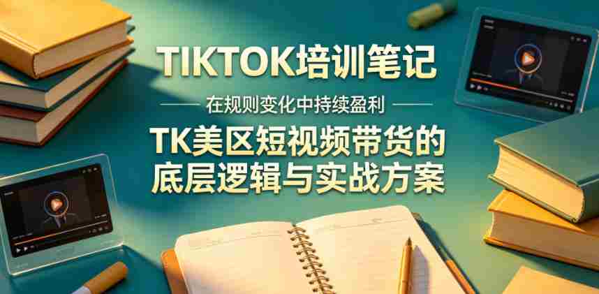 视界跨境TIKTOK4月17培训笔记，在规则变化中持续盈利，TK美区短视频带货的底层逻辑与实战方案【文档】