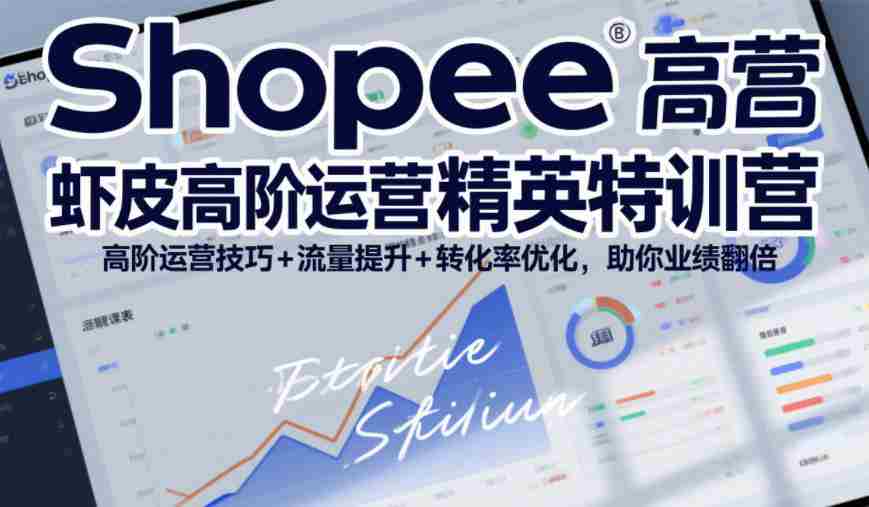 Shopee虾皮高阶运营精英特训营，高阶运营技巧+流量提升+转化率优化，助你业绩翻倍（更新26年7月）